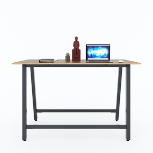 Ministral Design Standing <b>Desk</b> for Group <b>Work</b> 160x80x105cm Dual Motor Office Furniture with Iron Legs Plywood Wood STD68037 - Product Image 3
