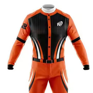 Ensemble d'uniformes de baseball avec logo personnalisé léger et confortable, respirant, taille plus, prix d'option - Product Image 4