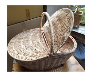 Rattan Serving Trays Wholesale Handmade Natural Rattan Tray <b>for</b> <b>Gift</b> <b>Basket</b> <b>Fruit</b> Display Storage Home Decoration Export - Product Image 4