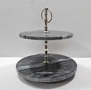 Soporte giratorio para pasteles de acero inoxidable de calidad superior, molde cilíndrico, estufa, decoración segura para pasteles, exhibición para servir SH - Product Image 1