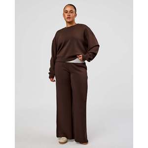 Suéter Cárdigan Informal para Mujer - CF Elevate SoftTouch Pintuck Transpirable de Punto para Invierno Color Chocolate Caliente - Product Image 4