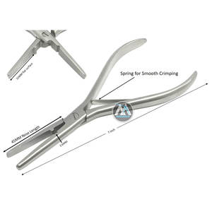 Pince professionnelle pour retirer les liaisons de kératine, outil de retrait des extensions de cheveux à pointe en U et à pointe plate, en acier inoxydable - Product Image 5