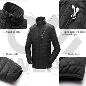 Chaqueta acolchada y de burbujas de temporada de invierno para hombres y mujeres en todos los colores y estilos Stand Collar Nuevo diseño Procesamiento recubierto - Product Image 4