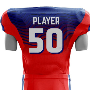 2025 New <b>Customized</b> American Football Jersey Adult High Quality Breathable Short Heat-Transfer Printing Blank Design Uniform - Product Image 6