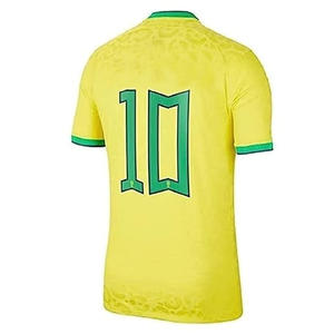 Maillot de football personnalisé, couleur unie, col rond, manches courtes, séchage rapide, respirant, entraînement et tenue d'équipe, maillot de football - Product Image 2