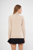 Chandail en tricot boutonné à col roulé à manches longues pour femmesSports, CasualOfficeStylishWear Opportunity en gros
