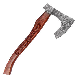 Venta al por mayor de calidad superior personalizada OEM ODM servicio profesional japonés Venta caliente hecho a mano hacha de acero de Damasco precio barato - Product Image 2