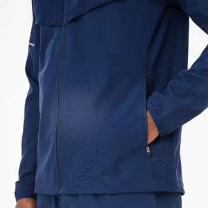 Conjunto de chándal cortavientos de nailon de alta calidad, chándal de rayas reflectantes para hombres, conjunto de dos piezas de talla grande 2026 - Product Image 4