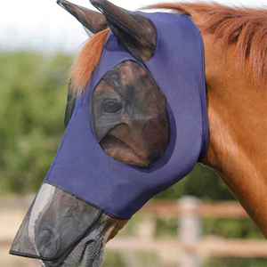 Vente en gros de couvre-têtes respirants anti-moustiques pour cheval-COUVERTURE de fournitures équestres pour une équitation confortable - Product Image 3
