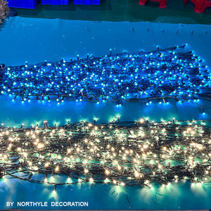 Thương mại RGB thông minh Led trang trí đèn dây Tự Làm hiệu ứng thở màu sắc thay đổi điểm kiểm soát IP68 cho Giáng sinh - Product Image 2