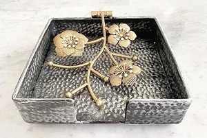 High Quality Floral Metal <b>Napkin</b> <b>Holder</b> in Wholesale Rate From Indian Manufacturer & Exporter - Product Image 4