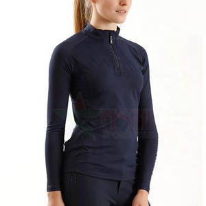Sweat-shirt d'équitation pour femmes, coupe régulière, polyester et élasthanne, haute performance, imperméable, coupe-vent, haut professionnel - Product Image 4