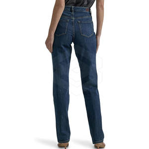 Jeans d'entraînement pantalon pour femmes prix de gros Jeans pantalon femmes vêtements décontractés haute qualité Jeans pantalon - Product Image 3