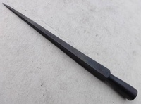 Pointe de flèche médiévale antique, faite à la main, en fer forgé, à large base, pour la chasse, type lance ou pointe de flèche Bodkin