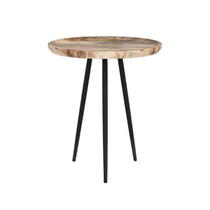 โต๊ะไม้ธรรมชาติข้างโซฟาตกแต่งโต๊ะแจกันสำหรับเฟอร์นิเจอร์บ้านห้องนั่งเล่นห้องนอนสำนักงานตกแต่ง2023 - Product Image 1