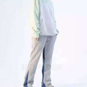 Venta al por mayor de pantalones de chándal acampanados personalizados, ropa de calle informal holgada con estilo holgado y estilo cargo, venta en línea - Product Image 6