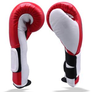 ผู้ผลิตถุงมือชกมวยแบบกำหนดเอง | ถุงมือฝึกซ้อมและต่อยมวยแบบมืออาชีพ พร้อมสายรัดข้อมือแบบเวลโคร รับผลิตตามแบบ (OEM) ขายส่ง สีแดง - Product Image 4