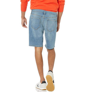 Pantalones vaqueros para hombre personalizados al por mayor servicio OEM pantalones cortos vaqueros para hombre Etiqueta Privada recién llegados pantalones cortos en MOQ bajo - Product Image 3