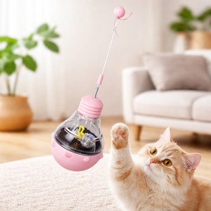 Jouet interactif pour chat en plastique de luxe écologique avec lumière <span class=keywords><strong>LED</strong></span> clignotante, base auto-redressante et couleurs personnalisables - Product Image 3