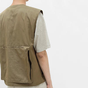 Chaleco utilitario multibolsillo de lujo de alta calidad para hombre, hecho a medida, talla grande, logotipo personalizado, servicio OEM en color - Product Image 6