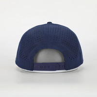 Gorras de Golf Vintage Impermeables de Secado Rápido con Perforaciones Láser, 5 Gorras Personalizadas con Logotipo Bordado en 3D y Etiqueta Tejida Interna