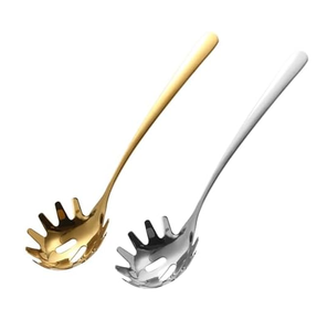 Fourchette à pâtes de cuisine cuillère à spaghetti et pâtes en acier inoxydable produits de première qualité taille personnalisée - Product Image 3