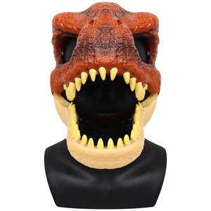 Masque de dinosaure mobile à mâchoires mobiles pour fêtes et déguisements amusants - Product Image 4