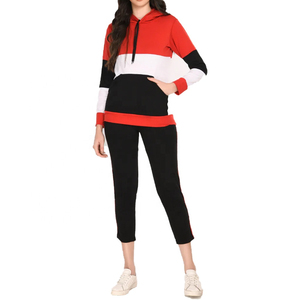 ชุดเซ็ต 2 ชิ้น เสื้อฮู้ดและกางเกงวอร์มสตรีทแวร์สำหรับฤดูหนาว พิมพ์ลาย ผ้าฝ้าย 100% ระบายอากาศ แห้งเร็ว คุณภาพสูง รับผลิตตามสั่งขายส่ง - Product Image 1