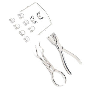 Pince perforatrice pour barrage dentaire électrique, cadre perforateur pour barrage dentaire, perforateur de trous pour barrage dentaire, outils dentaires par SurgiRight - Product Image 1