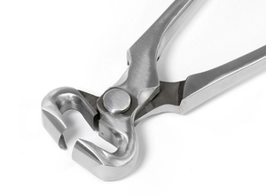 Herramienta de herradura de cabeza cónica de pinza de pezuña de precisión, herraduras forjadas de acero 1045 duraderas - Product Image 2