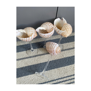 แก้วไวน์หอยทากเปลือกหอยสีขาวทำด้วยมือ-แก้วไวน์เปลือกหอยธรรมชาติ-ถ้วยเปลือกหอยไม่เหมือนใครพร้อมตัวเลือกสีที่กำหนดเอง - Product Image 1