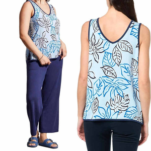 2025 Arrival Printed Color 100% Polyester Crop tank Top Custom logo Workout tank Top Women Hot <b>Sale</b> New Designs - Product Image 3