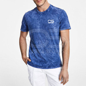 Cool Wash 100% algodón hombres lavado ácido camiseta aspecto relajado calle moda hombres lavado ácido camiseta - Product Image 4