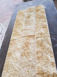 2025 ledgerstone Split Face หินปูนเยรูซาเลม15 10x20-40cm 15xF ล. สำหรับการก่อสร้างวิลล่าทำในไก่งวง - Product Image 5