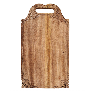 Tabla de cortar de charcutería ecológica, tabla de cortar de mejor estilo, tabla de cortar de madera con borde decorativo, tabla de cortar de madera - Product Image 2