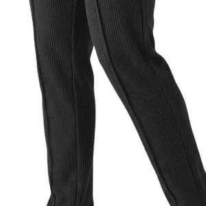 Mens Waffle Knit <b>Jogger</b> Pants Drawstring Elastic Waist <b>Slim</b> Fit Casual Lounge Sweatpants Soft Textured Tapered Pockets 100% - Product Image 6