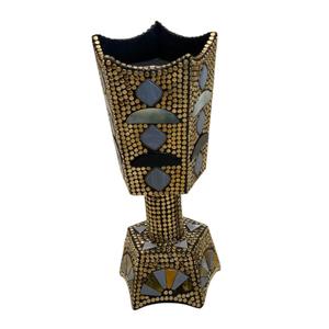 Vente en gros de brûleur de Bakhoor en bois et métal à décor islamique porte-encens de brûleur de Bakhoor parfum pour diffuseur de bureau à domicile en vente - Product Image 2