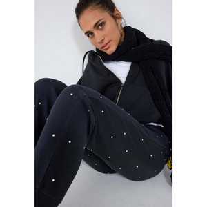 Pantalon de survêtement extérieur à revers élastique clouté - Product Image 2