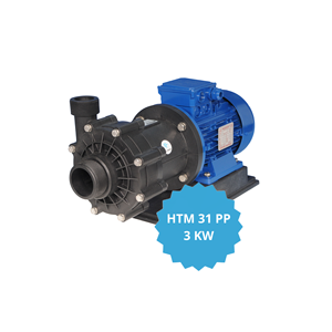 Pompe centrifughe senza tenuta di alta qualità modello ht2 31 PP con motore 3kw IEC 100 2P in plastica per la movimentazione degli acidi pompa dell'acqua - Product Image 1