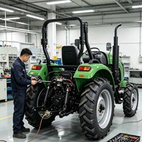 60PK 4WD boomgaardtractor - All-in-one machine voor onkruidbestrijding, graven en diepgaande bemesting van fruitbomen - Volledig beheer