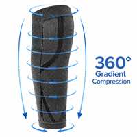 Manchon de compression pour mollets en Spandex gradué, respirant et à séchage rapide, pour le soulagement des périostites tibiales et la récupération musculaire des coureurs