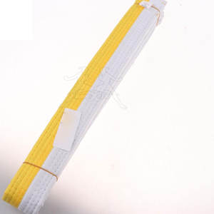 Cinturón Jiu Jitsu brasileño con costuras reforzadas Cinturón Jiu Jitsu para adultos disponible en todos los colores estándar - Product Image 3