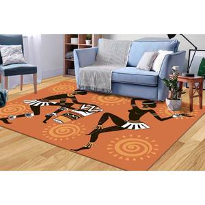 Alfombra de Baile Africana: Alfombra Decorativa Antideslizante Impresa en 3D, Alfombra de Chenilla - Product Image 2