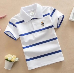 Camiseta Polo para Niños al por Mayor, de Alta Calidad, 180GSM, Tejido Suave de Poliéster/Algodón, Personalizable, Corte Holgado, Cuello Redondo, Informal - Product Image 6