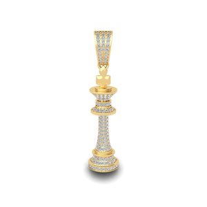 Pendentif Hip Hop personnalisé en argent 925 avec perle d'eau douce et moissanite, motif citron, diamants glacés, breloque de dessin animé mignonne et thématique - Product Image 5