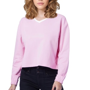 Sudadera de Forro Polar con Cuello Redondo para Hombre, Hecha a Medida, Transpirable, Lisa, Teñida, Estilo Casual de Invierno, Oversize, Precio al por Mayor - Product Image 1