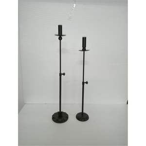 Candelabro Cromado Minimalista Nórdico |   Candelabro de Metal con Diseño Creativo de Púas, Decoración Artística para Vestíbulo de Hotel de Lujo, Juego de Soportes para Velas - Product Image 4