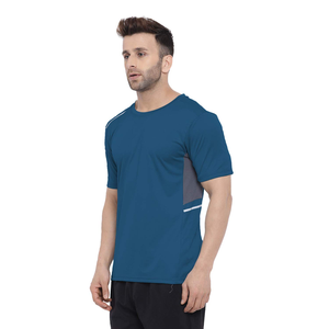 T-shirt manches courtes col rond pour homme, 100% Polyester, haute qualité, coupe Slim, entièrement personnalisable, bas prix du Bangladesh - Product Image 5