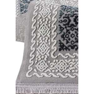 Vavien A0073 Alfombra Rectangular de Área Grande Gris Textura Suave Hecho a Máquina Alfombra PARA EL Hogar Sala de Estar y Dormitorio 80x150 cm - Product Image 5