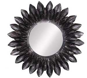 Copper Antique Finished Leaf Design Frame Metal <b>Wall</b> <b>Mirror</b> For Home Livingroom Hotel Hallway Decoration Use <b>Hanging</b> <b>Wall</b> <b>Mirror</b> - Product Image 3